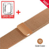 Milanese Loop For Apple Watch band strap 42mm/38mm iwatch4/3/2/1Stainless Steel Link Bracelet wrist watchband magnetic buckle