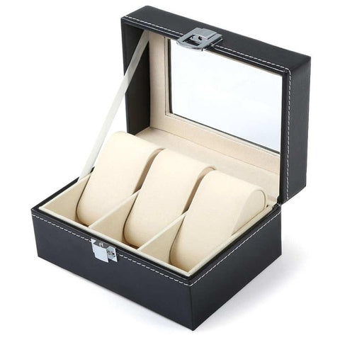 12 Slots Watch Box Convenient Light Watch Winder Jewelry Wrist Watches Case Holder Jewelry Bracelet Storage Case Organizer