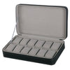 2/6/10/12 Girds Leather/Carbon Fiber Watch Box Jewelry Storage Box Organizer for Earrings Rings Bracelet Display Holder Case