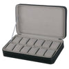 2/6/10/12 Girds Leather/Carbon Fiber Watch Box Jewelry Storage Box Organizer for Earrings Rings Bracelet Display Holder Case